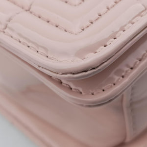 Pre-owned Chanel BOY CHANEL Pink Patent A67018 shoulderbag | stylenewstar