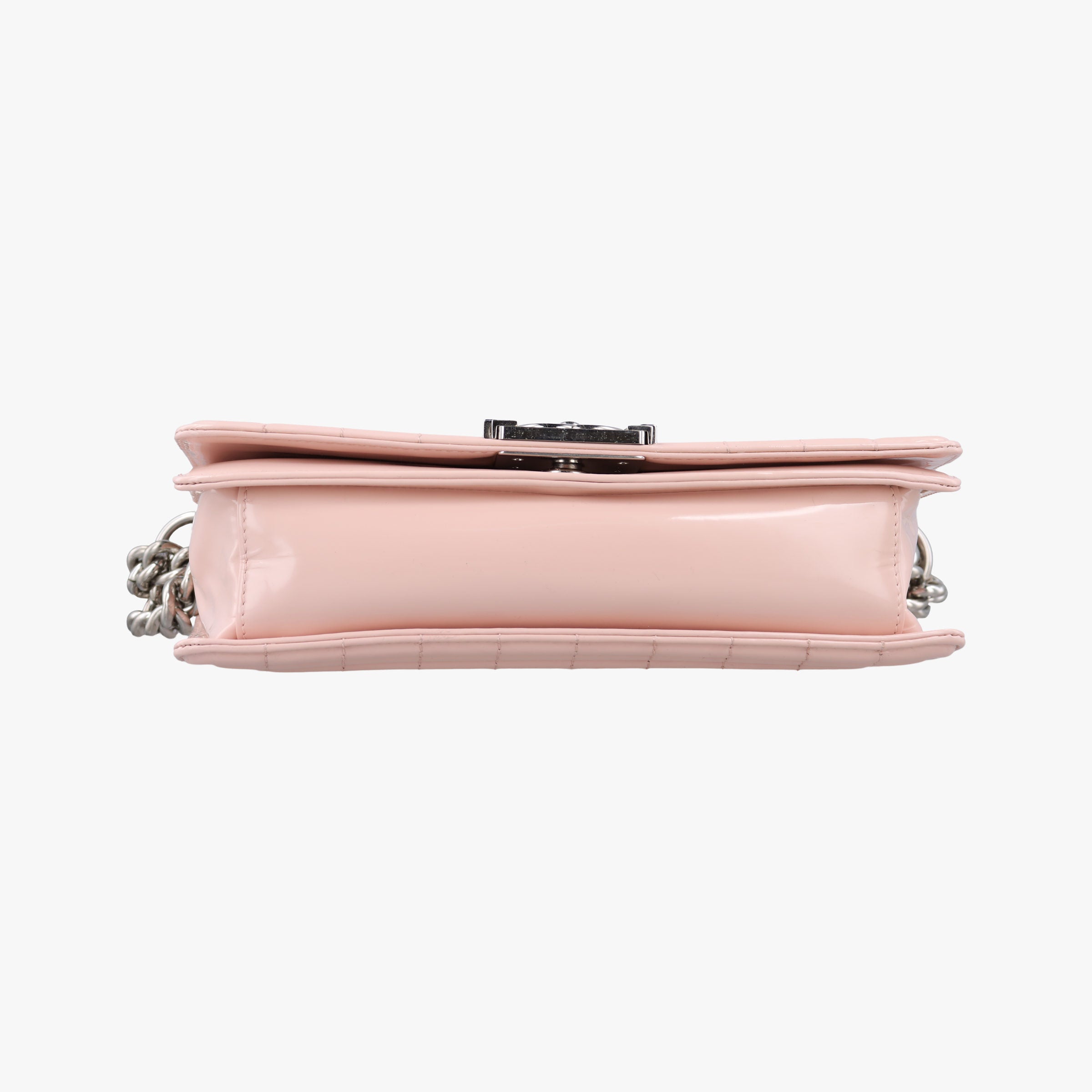Pre-owned Chanel BOY CHANEL Pink Patent A67018 shoulderbag | stylenewstar