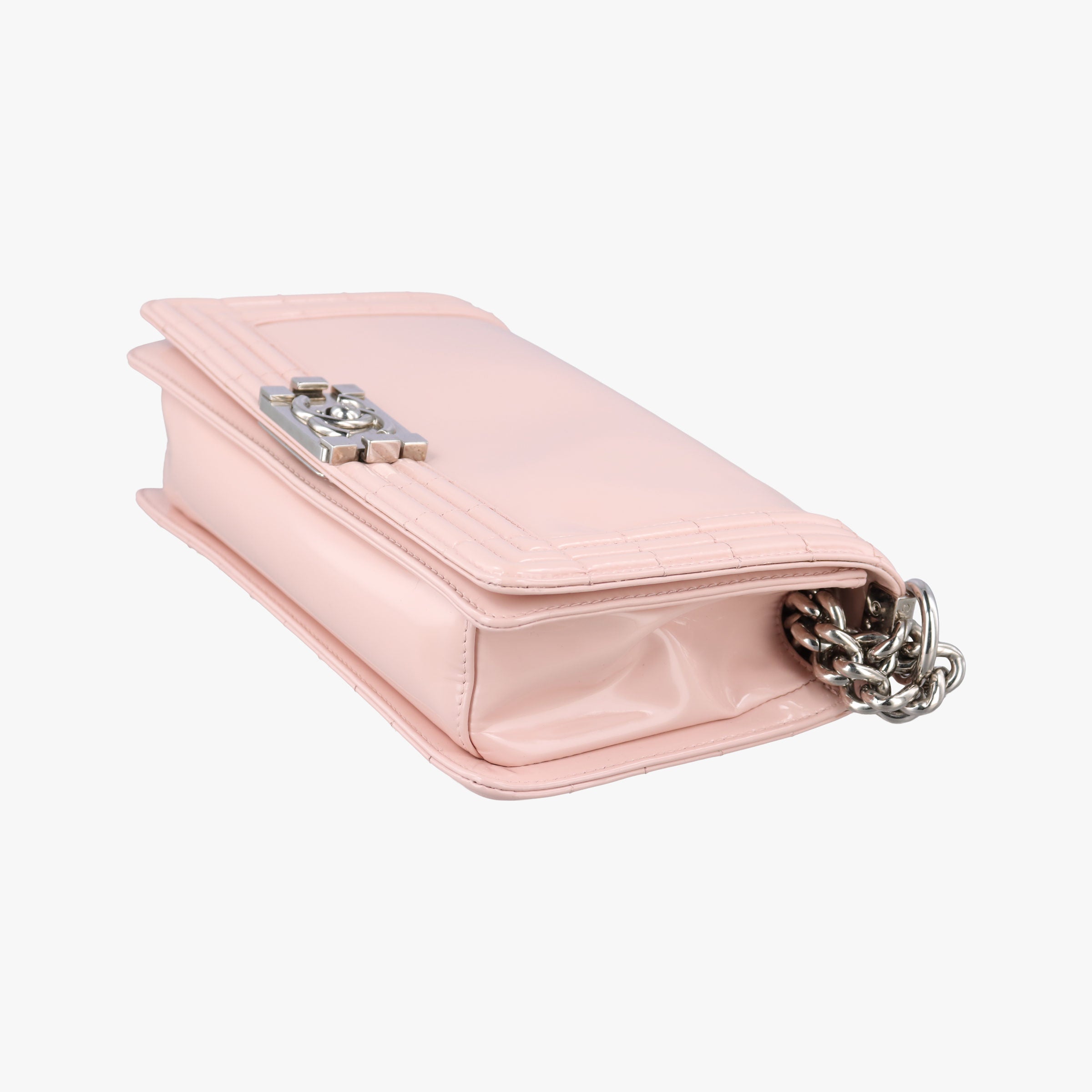Pre-owned Chanel BOY CHANEL Pink Patent A67018 shoulderbag | stylenewstar
