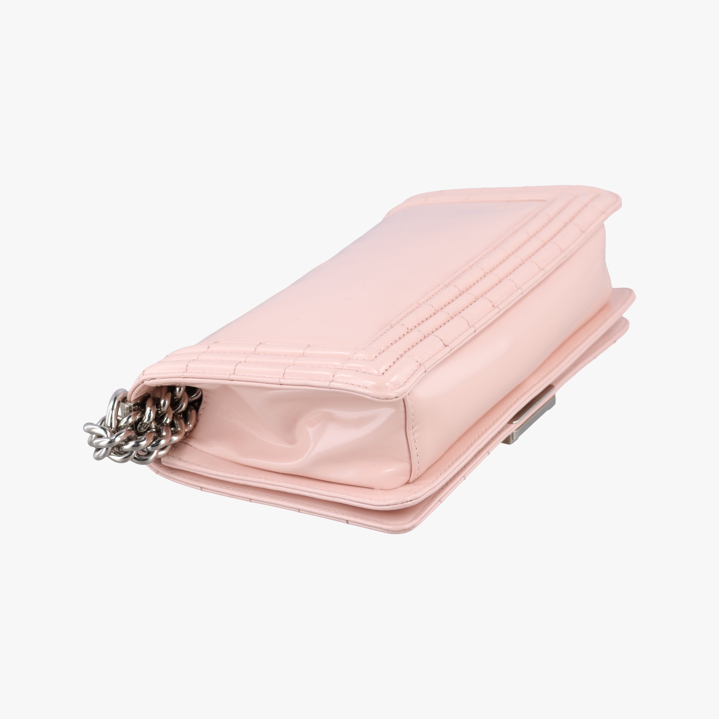Pre-owned Chanel BOY CHANEL Pink Patent A67018 shoulderbag | stylenewstar