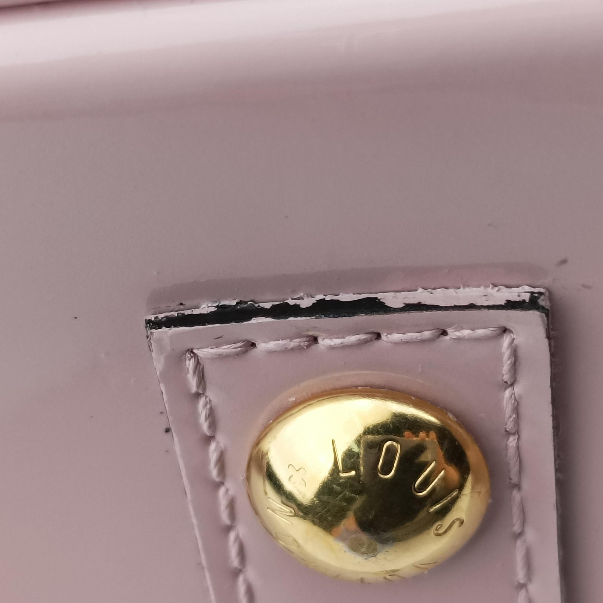 Secondhand Louis Vuitton ALMA PM ROSE BALLERIN Vernis M50412 handbag | stylenewstar