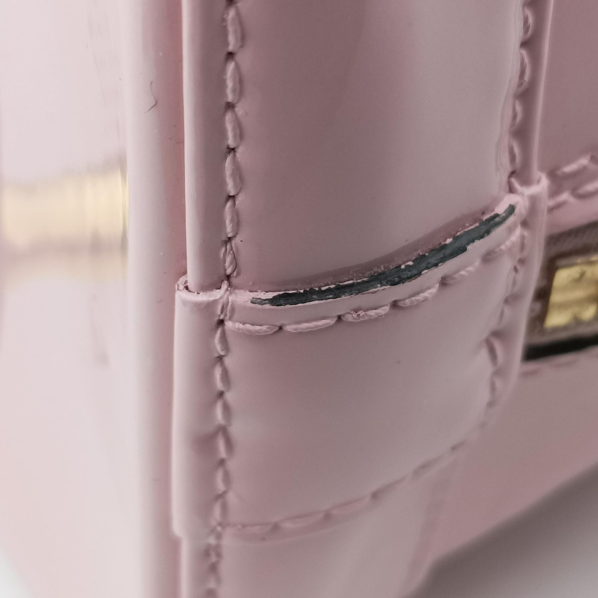 Secondhand Louis Vuitton ALMA PM ROSE BALLERIN Vernis M50412 handbag | stylenewstar