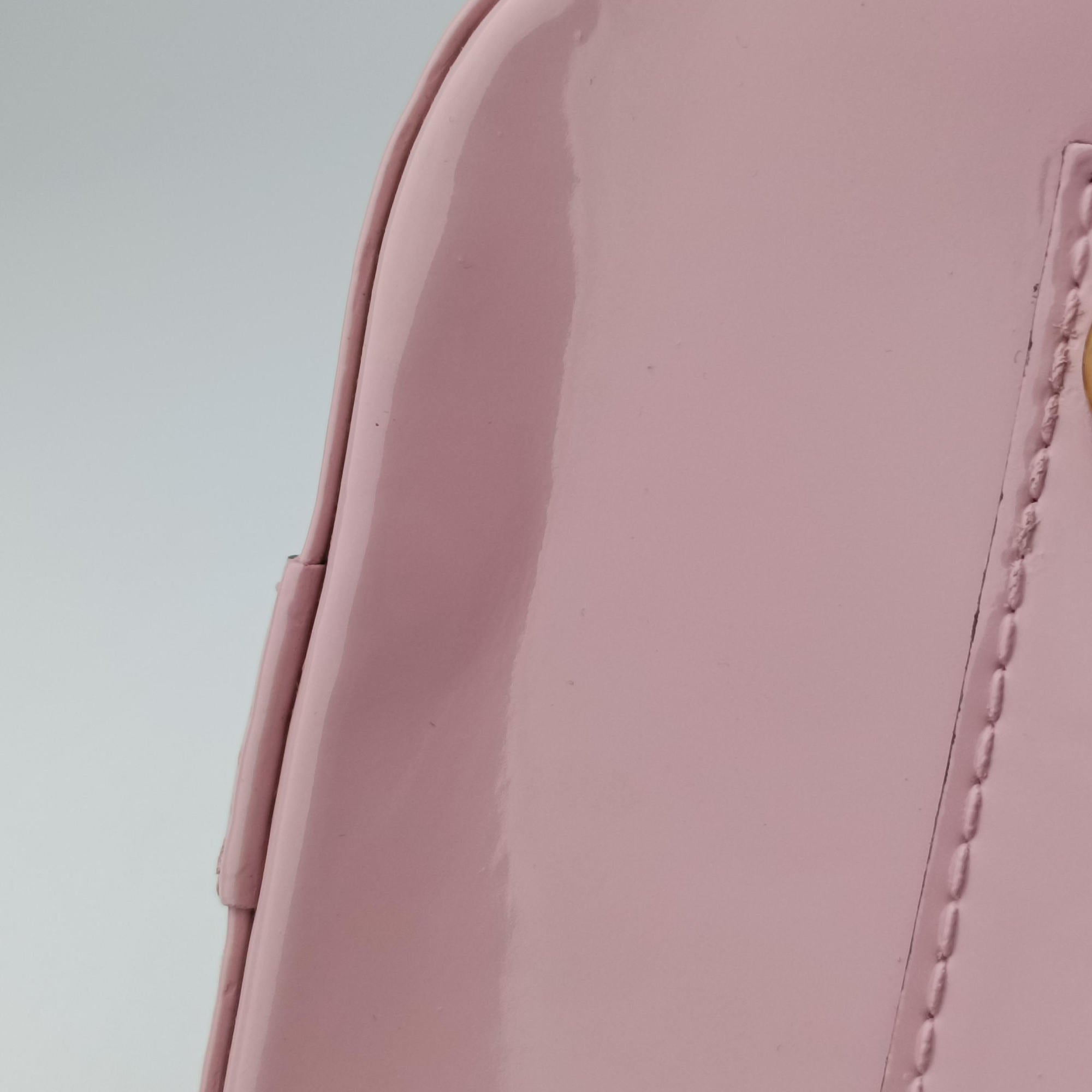 Secondhand Louis Vuitton ALMA PM ROSE BALLERIN Vernis M50412 handbag | stylenewstar