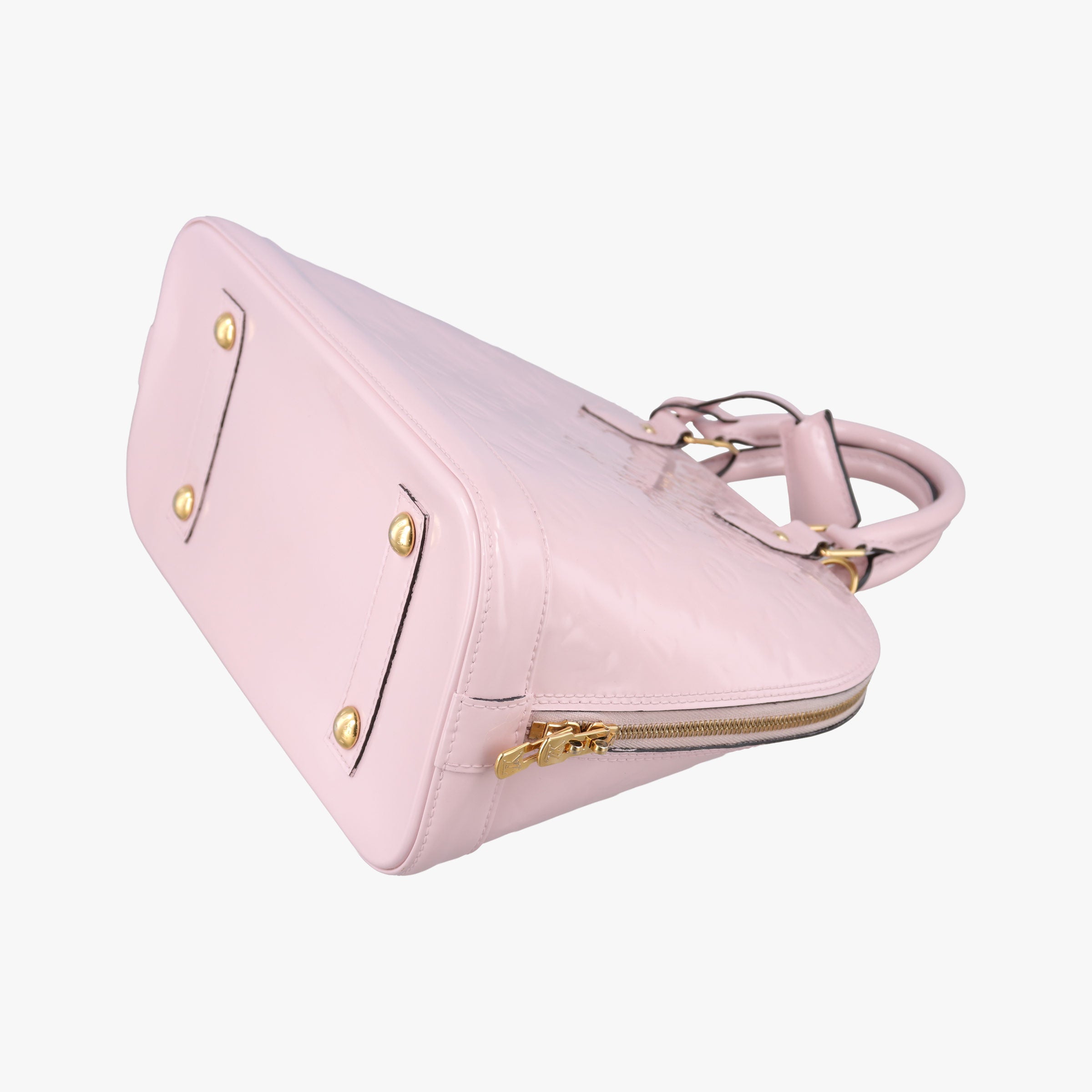 Secondhand Louis Vuitton ALMA PM ROSE BALLERIN Vernis M50412 handbag | stylenewstar