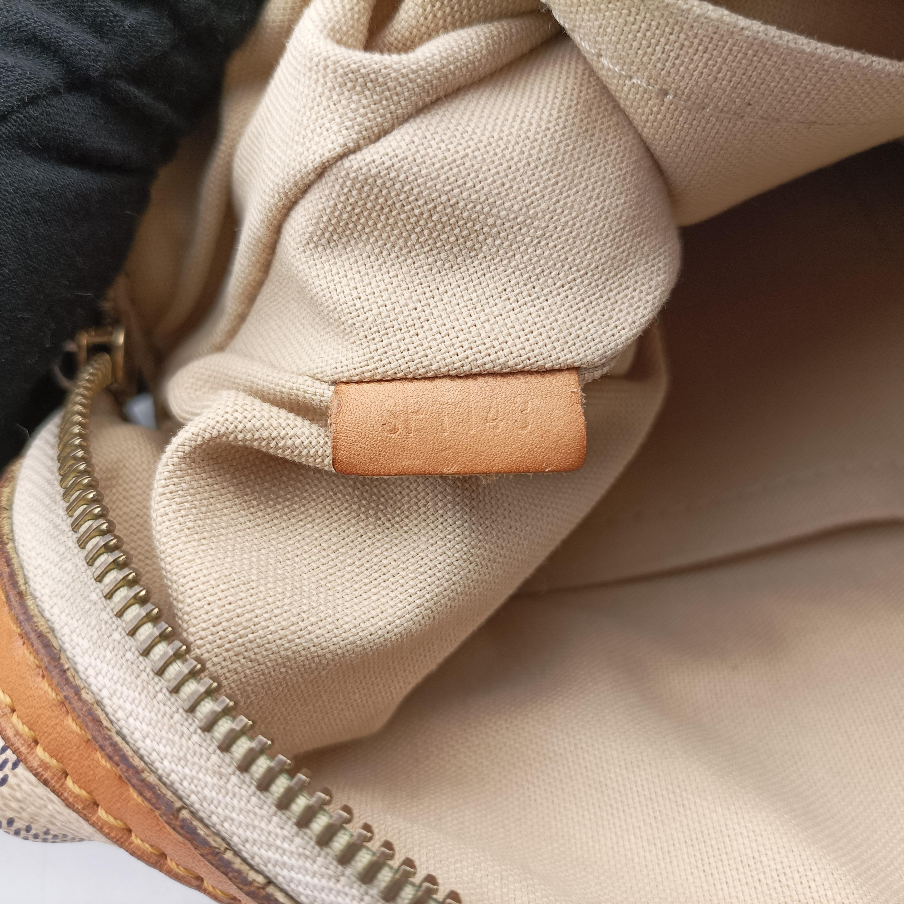 Secondhand Louis Vuitton SIRACUSA GM AZUR Damier Canvas N41111 shoulderbag | stylenewstar