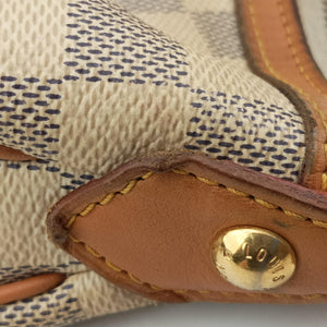 Secondhand Louis Vuitton SIRACUSA GM AZUR Damier Canvas N41111 shoulderbag | stylenewstar