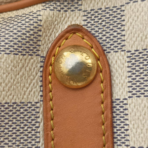 Secondhand Louis Vuitton SIRACUSA GM AZUR Damier Canvas N41111 shoulderbag | stylenewstar