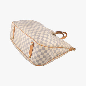 Secondhand Louis Vuitton SIRACUSA GM AZUR Damier Canvas N41111 shoulderbag | stylenewstar