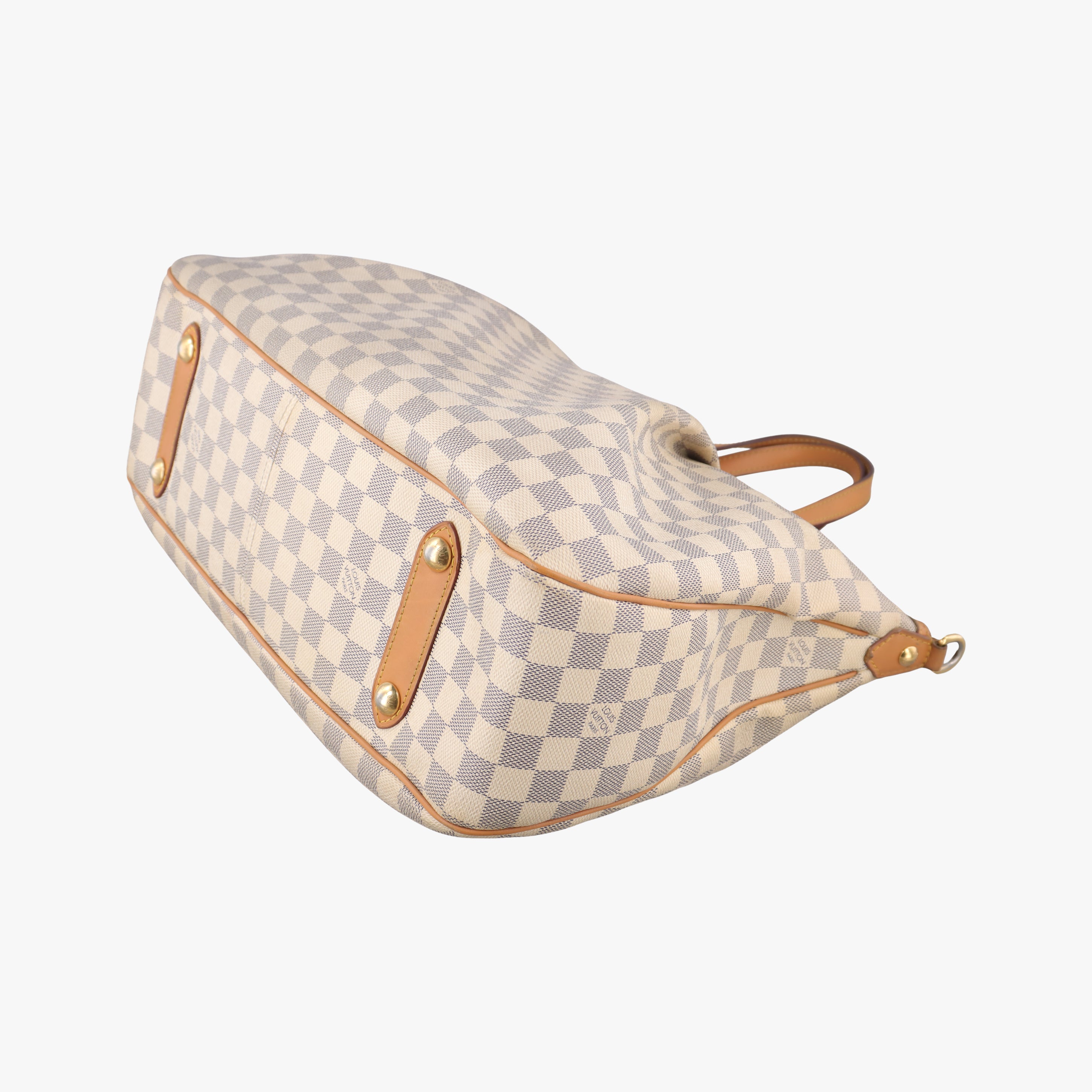 Secondhand Louis Vuitton SIRACUSA GM AZUR Damier Canvas N41111 shoulderbag | stylenewstar