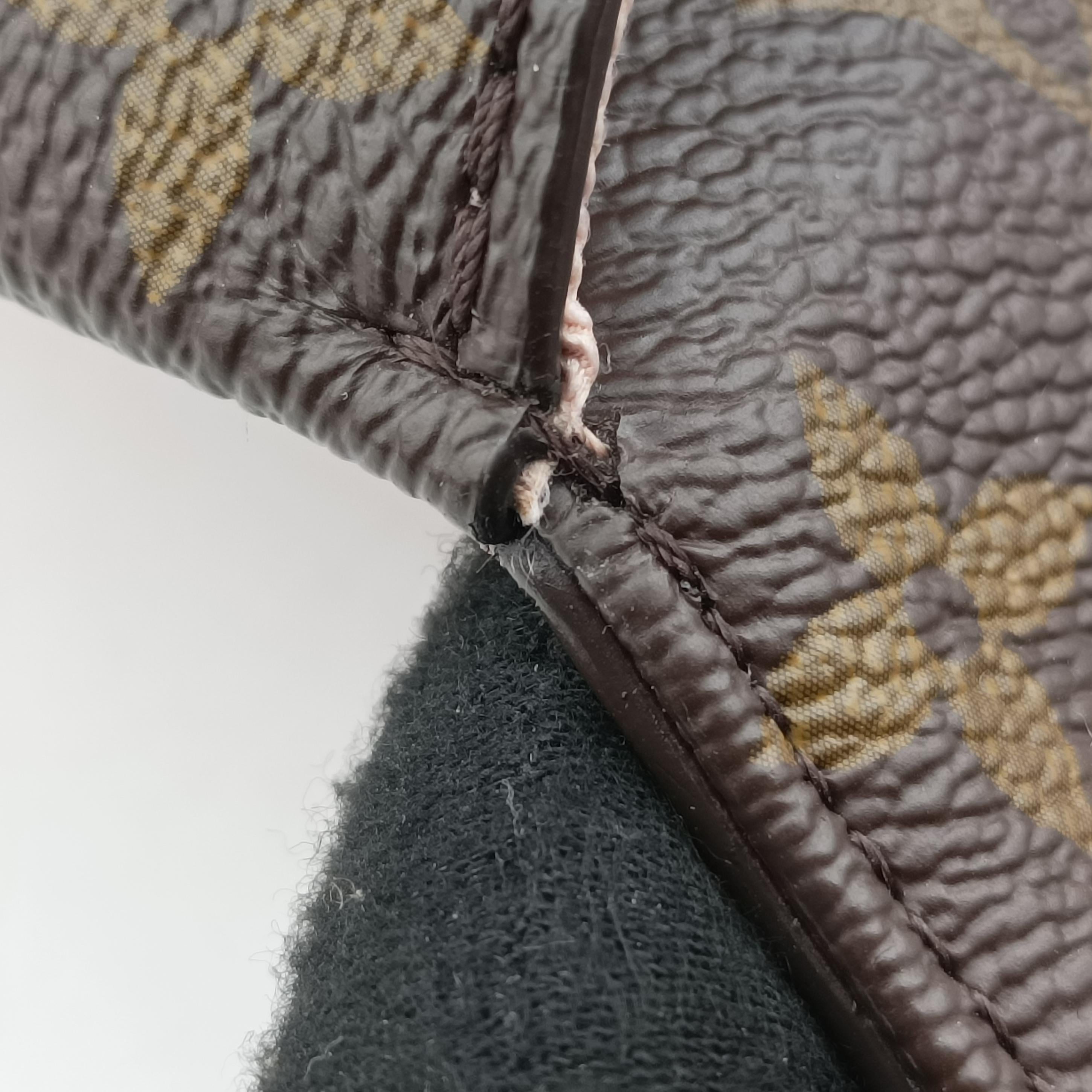 Pre-owned Louis Vuitton Cherry Wood BB Rose Ballerine PVC coated canvas×Vernis M51952 shoulderbag | stylenewstar