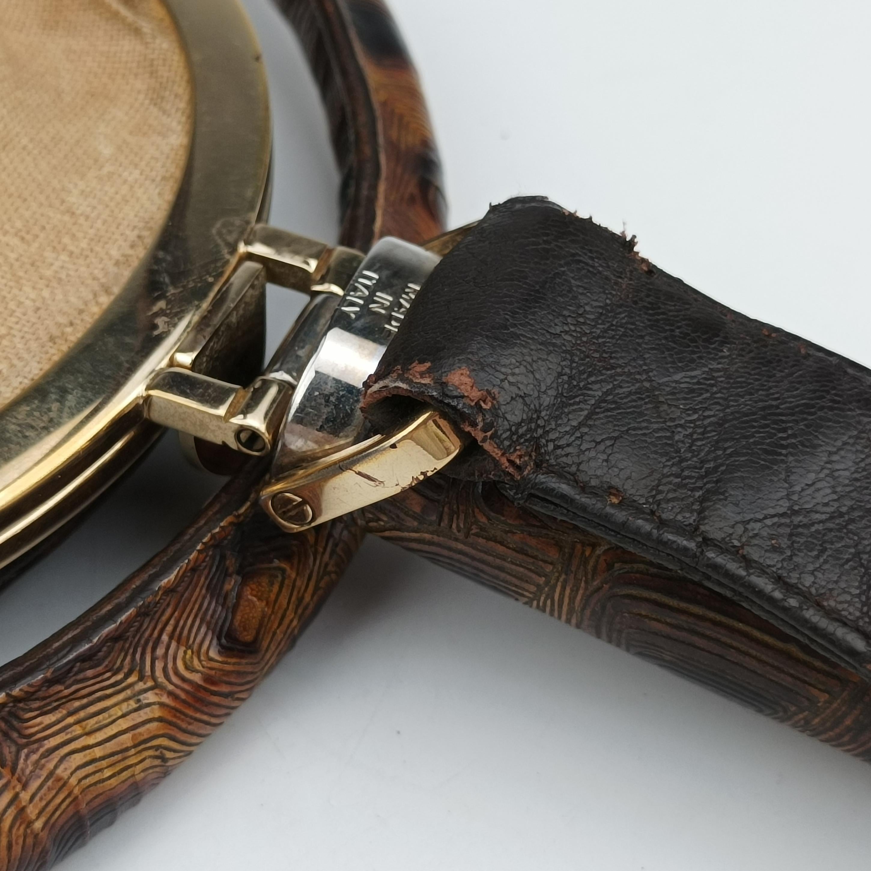 Pre-owned Fendi Spy Brown Canvas×Leather 8BR511 handbag | stylenewstar