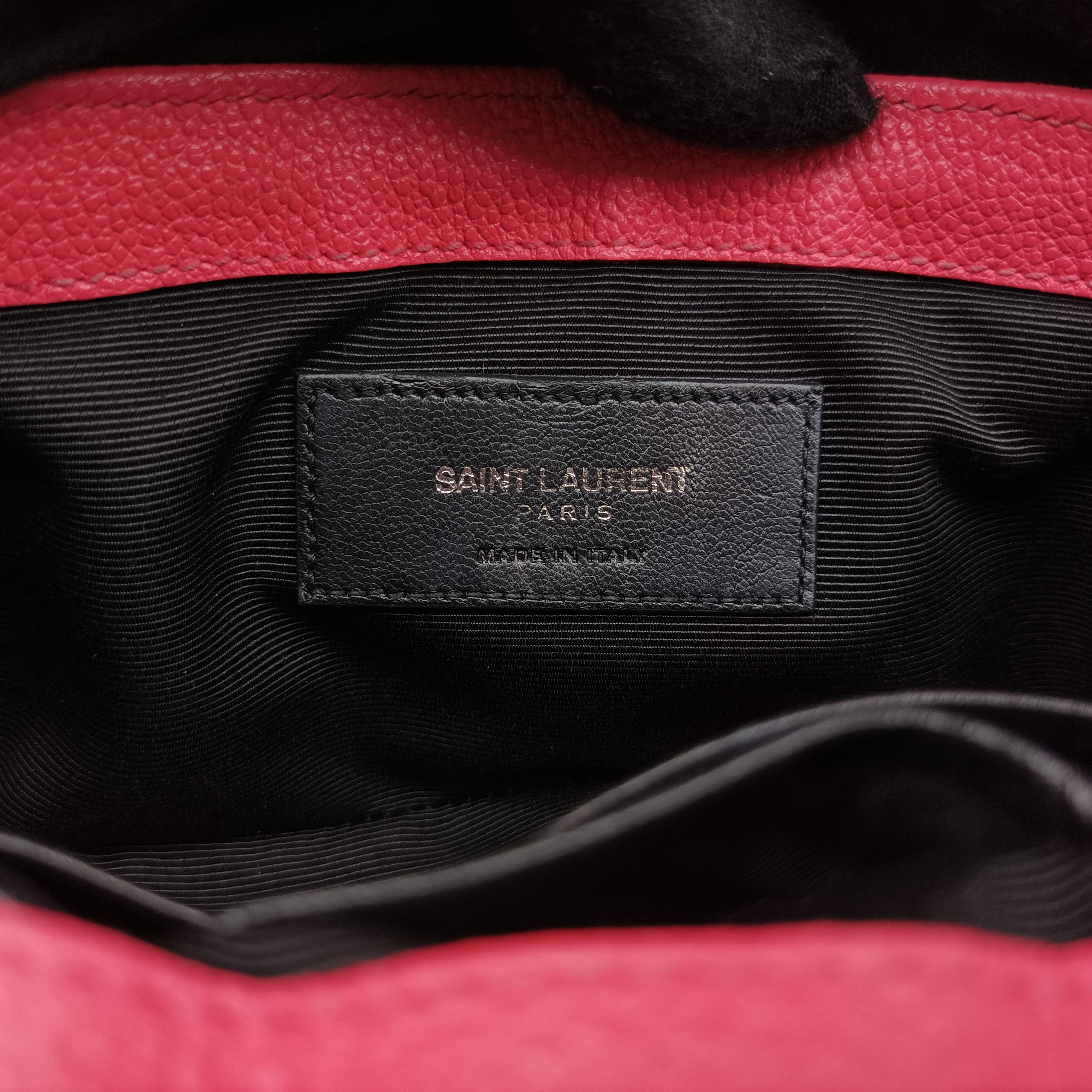 Vintage Yves Saint Laurent Baby Chai Pink Leather 399289 shoulderbag | stylenewstar