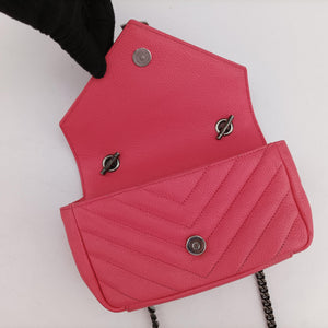 Vintage Yves Saint Laurent Baby Chai Pink Leather 399289 shoulderbag | stylenewstar