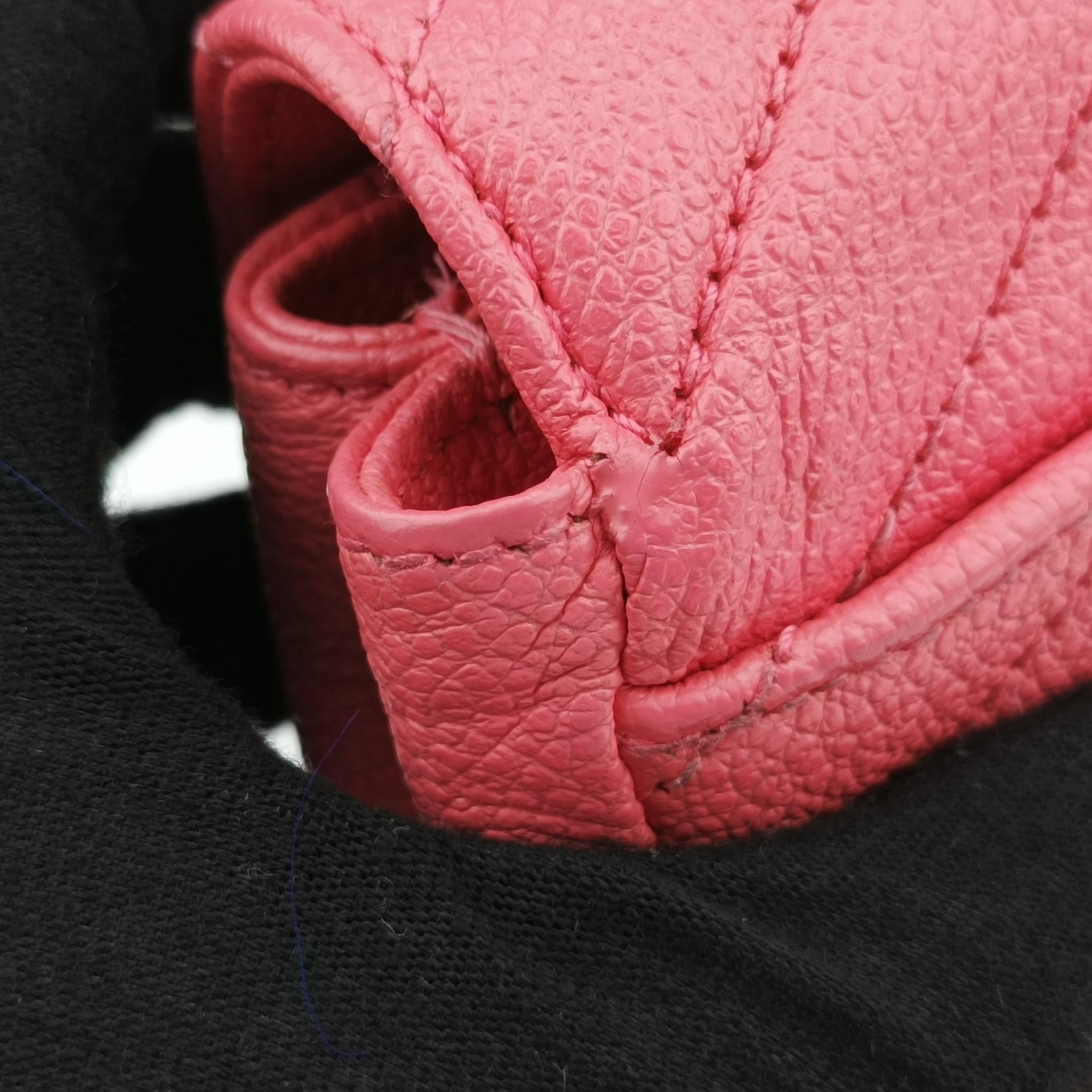 Vintage Yves Saint Laurent Baby Chai Pink Leather 399289 shoulderbag | stylenewstar