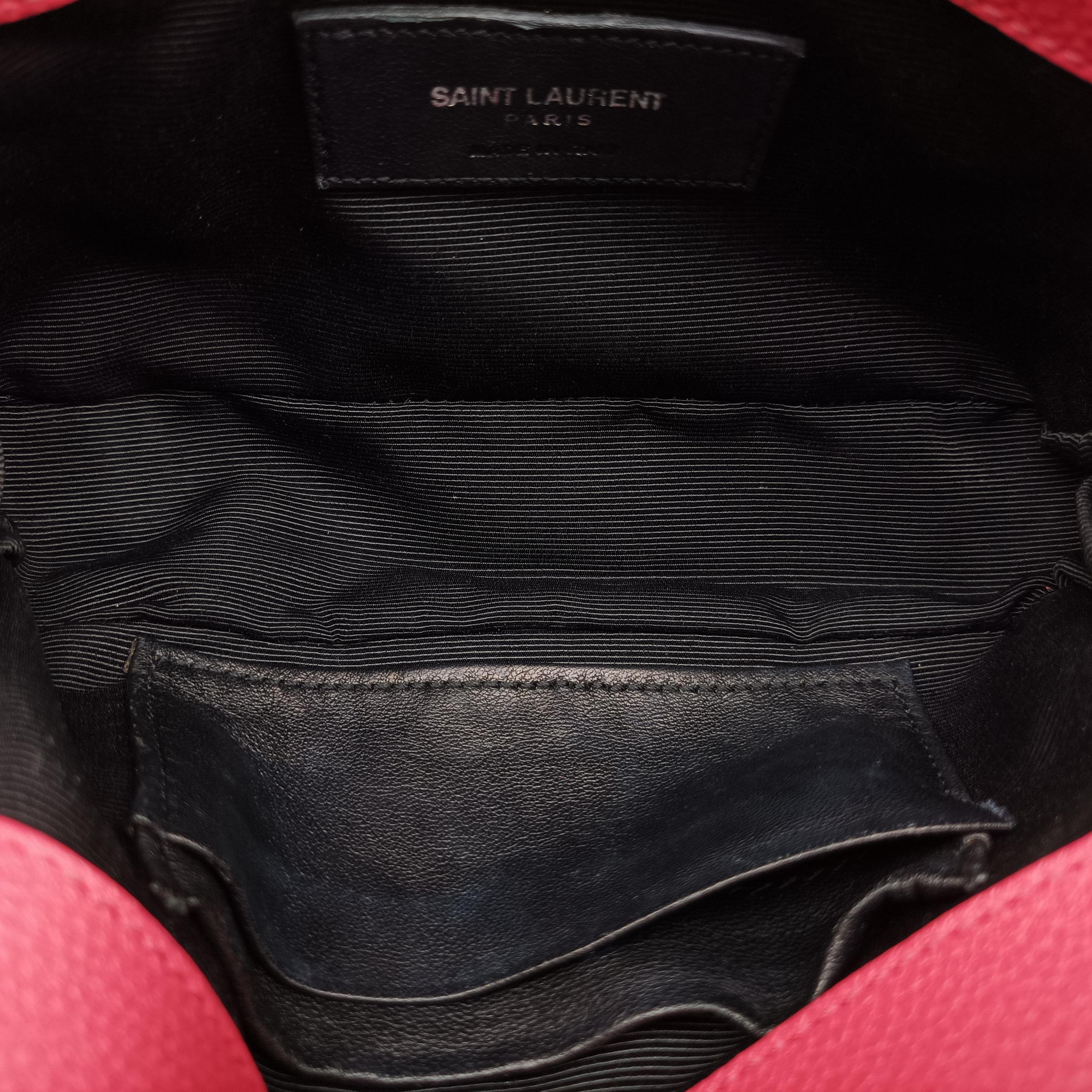 Vintage Yves Saint Laurent Baby Chai Pink Leather 399289 shoulderbag | stylenewstar