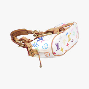 Vintage Louis Vuitton Teda PM white Monogram Multicolor M92348 handbag | stylenewstar