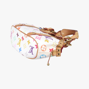 Vintage Louis Vuitton Teda PM white Monogram Multicolor M92348 handbag | stylenewstar