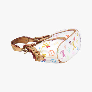 Vintage Louis Vuitton Teda PM white Monogram Multicolor M92348 handbag | stylenewstar