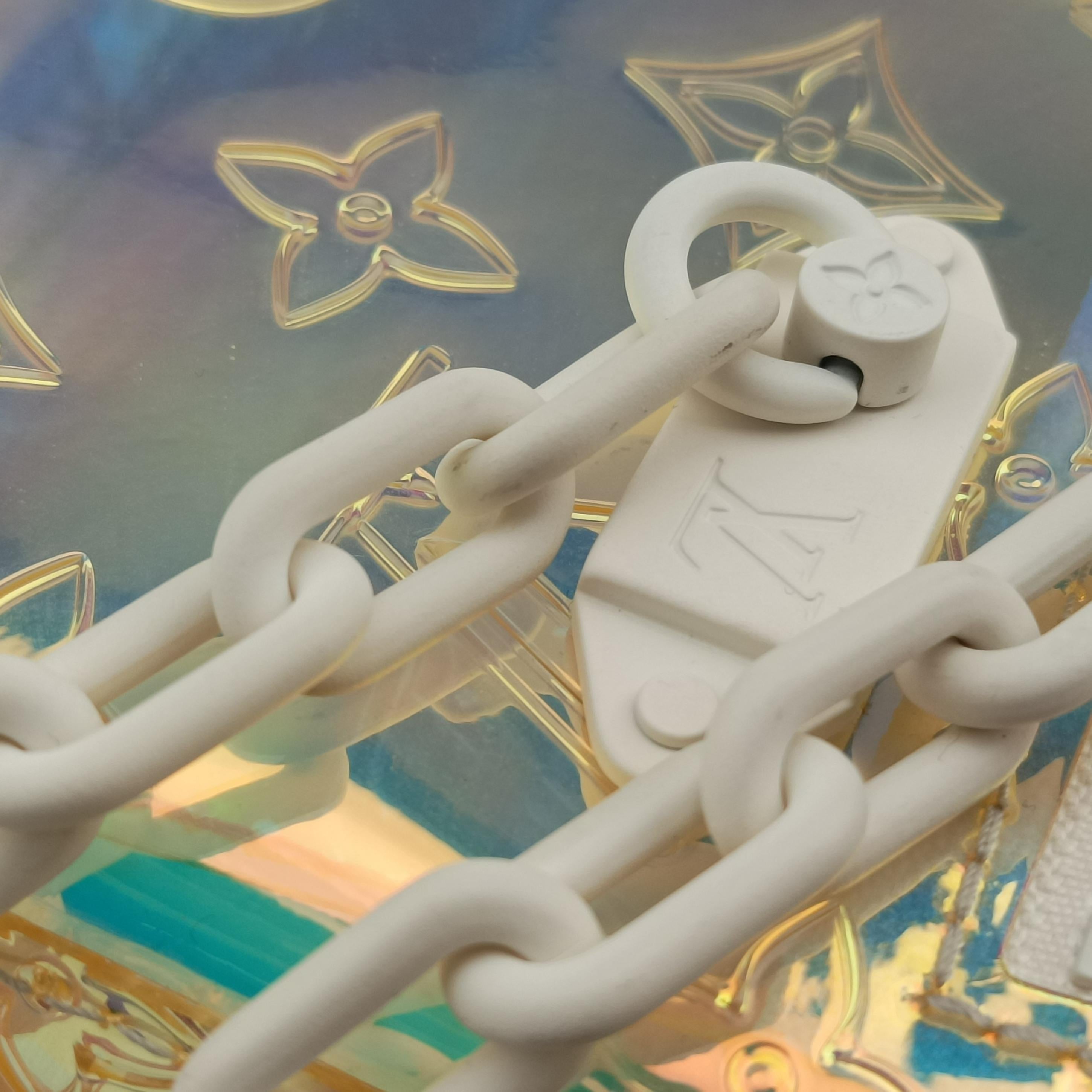 Secondhand Louis Vuitton Pochette Volga prism Monogram Prism M55261 clutchbag | stylenewstar