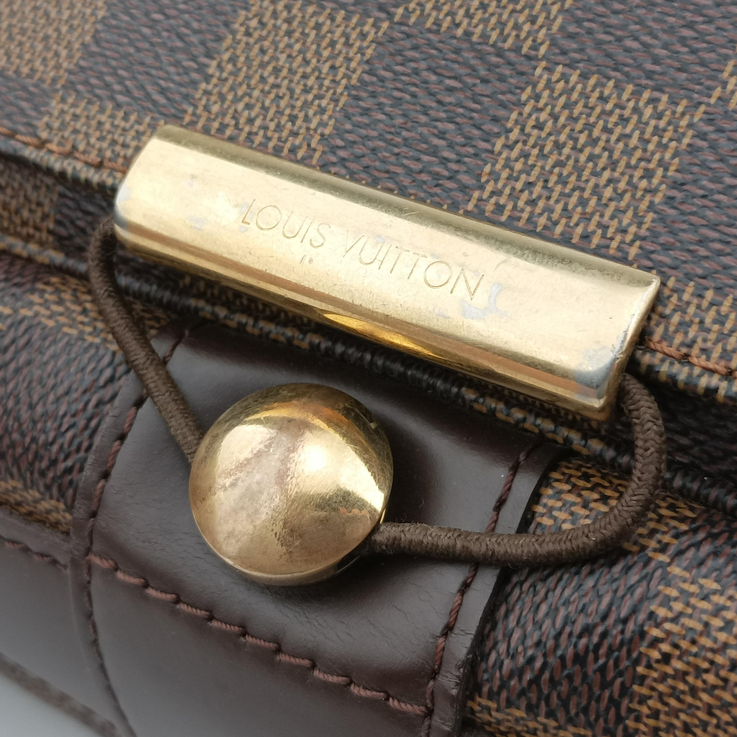 Vintage Louis Vuitton Bastille Messenger EBENE Damier Canvas N45258 shoulderbag | stylenewstar