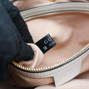 Pre-owned Gucci JACKIE 1961 White Leather 636709 shoulderbag | stylenewstar