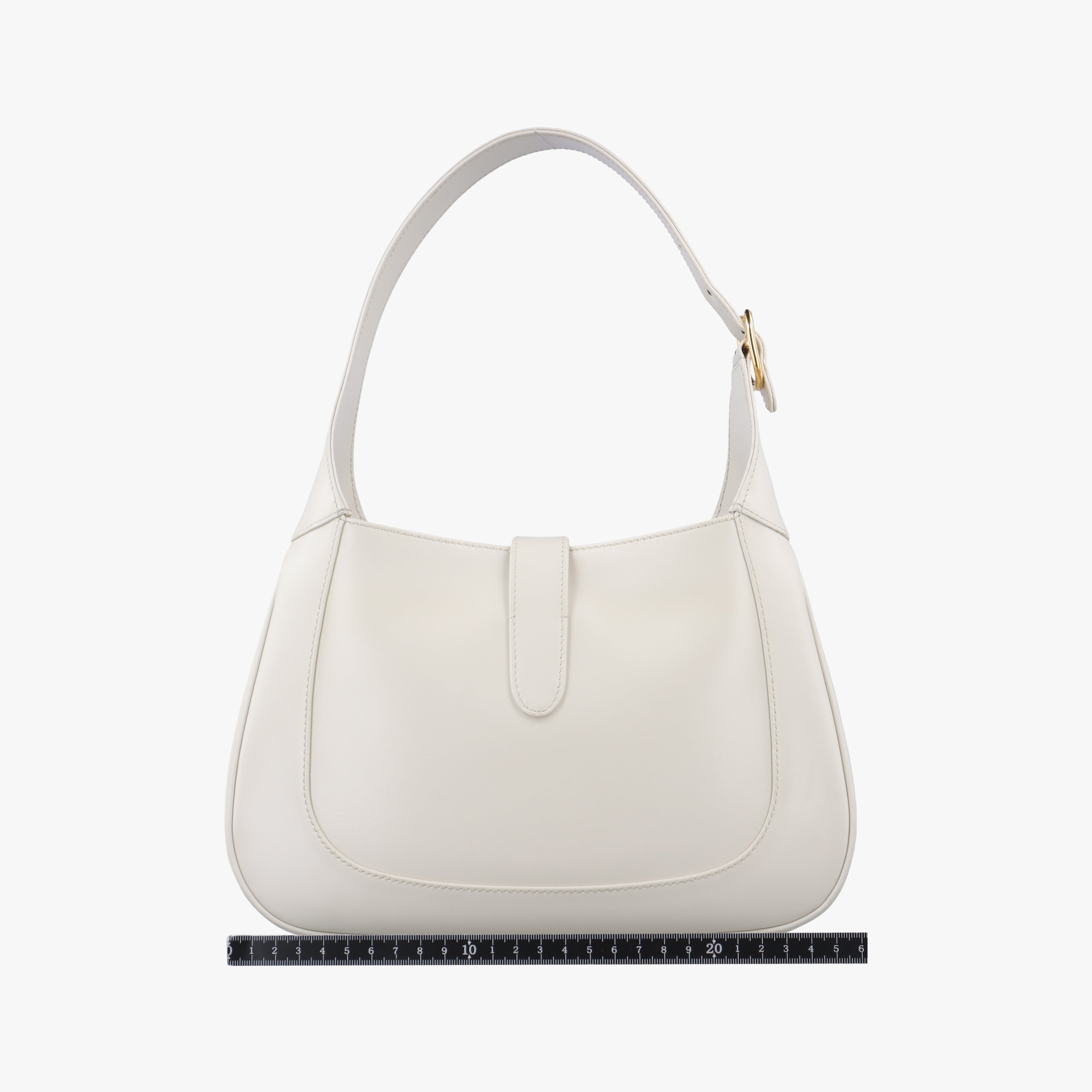 Pre-owned Gucci JACKIE 1961 White Leather 636709 shoulderbag | stylenewstar