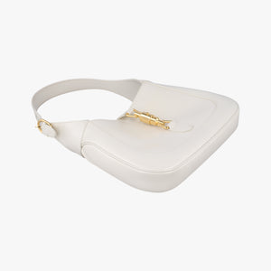 Pre-owned Gucci JACKIE 1961 White Leather 636709 shoulderbag | stylenewstar