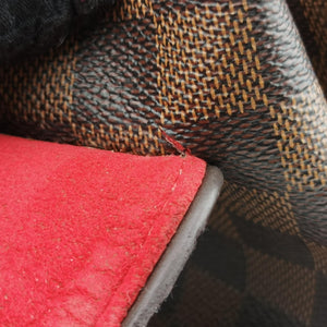 Pre-owned Louis Vuitton BERGAMO MM EBENE Damier Canvas N41168 handbag | stylenewstar