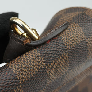 Pre-owned Louis Vuitton BERGAMO MM EBENE Damier Canvas N41168 handbag | stylenewstar