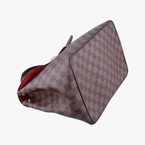 Pre-owned Louis Vuitton BERGAMO MM EBENE Damier Canvas N41168 handbag | stylenewstar