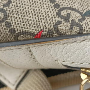 Pre-owned Gucci Ophidia Flora Multicolour PVC coated canvas×Leather 547965 backpack/rucksack | stylenewstar