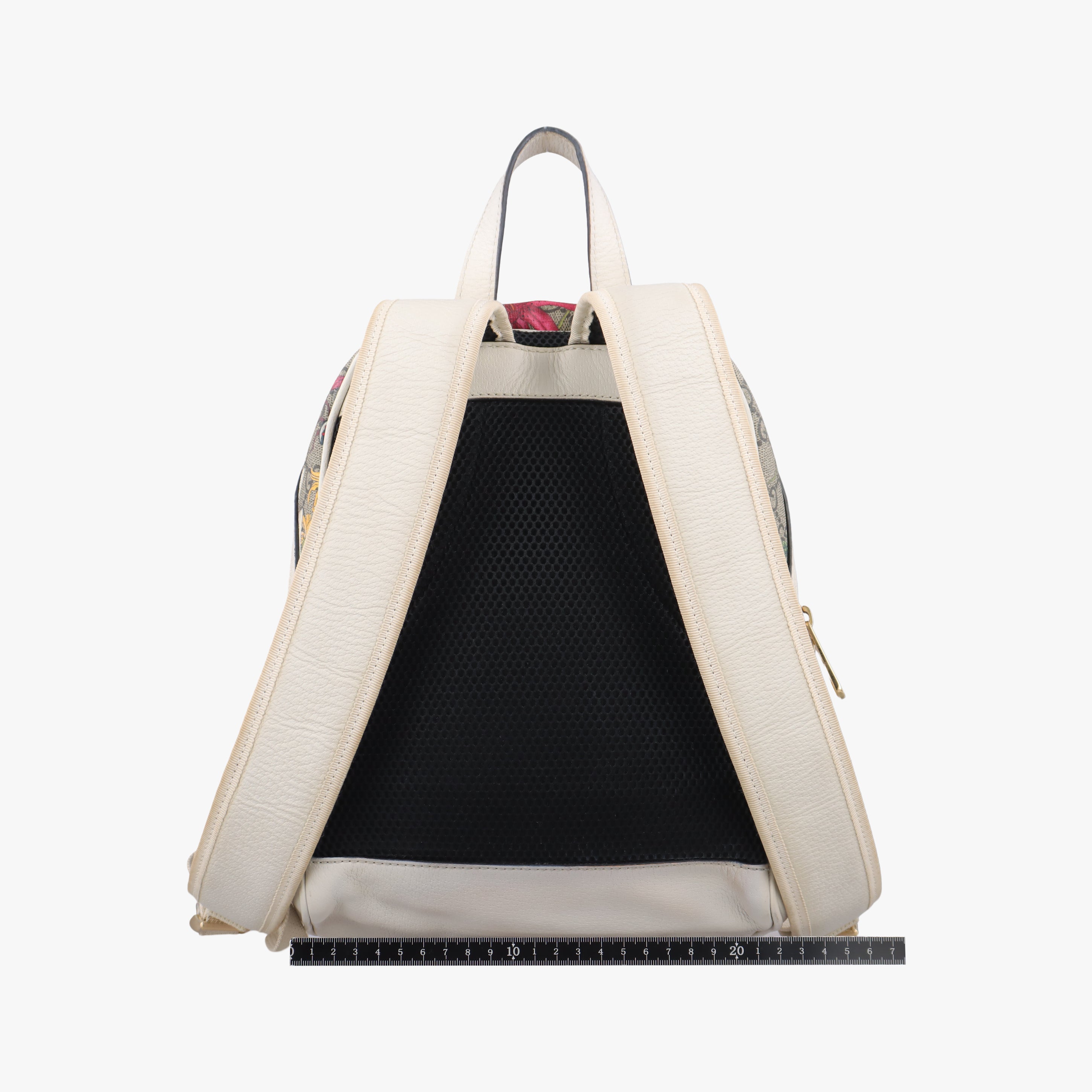 Pre-owned Gucci Ophidia Flora Multicolour PVC coated canvas×Leather 547965 backpack/rucksack | stylenewstar