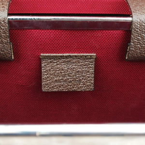 Pre-owned Gucci Padlock Brown PVC coated canvas 588351 shoulderbag | stylenewstar