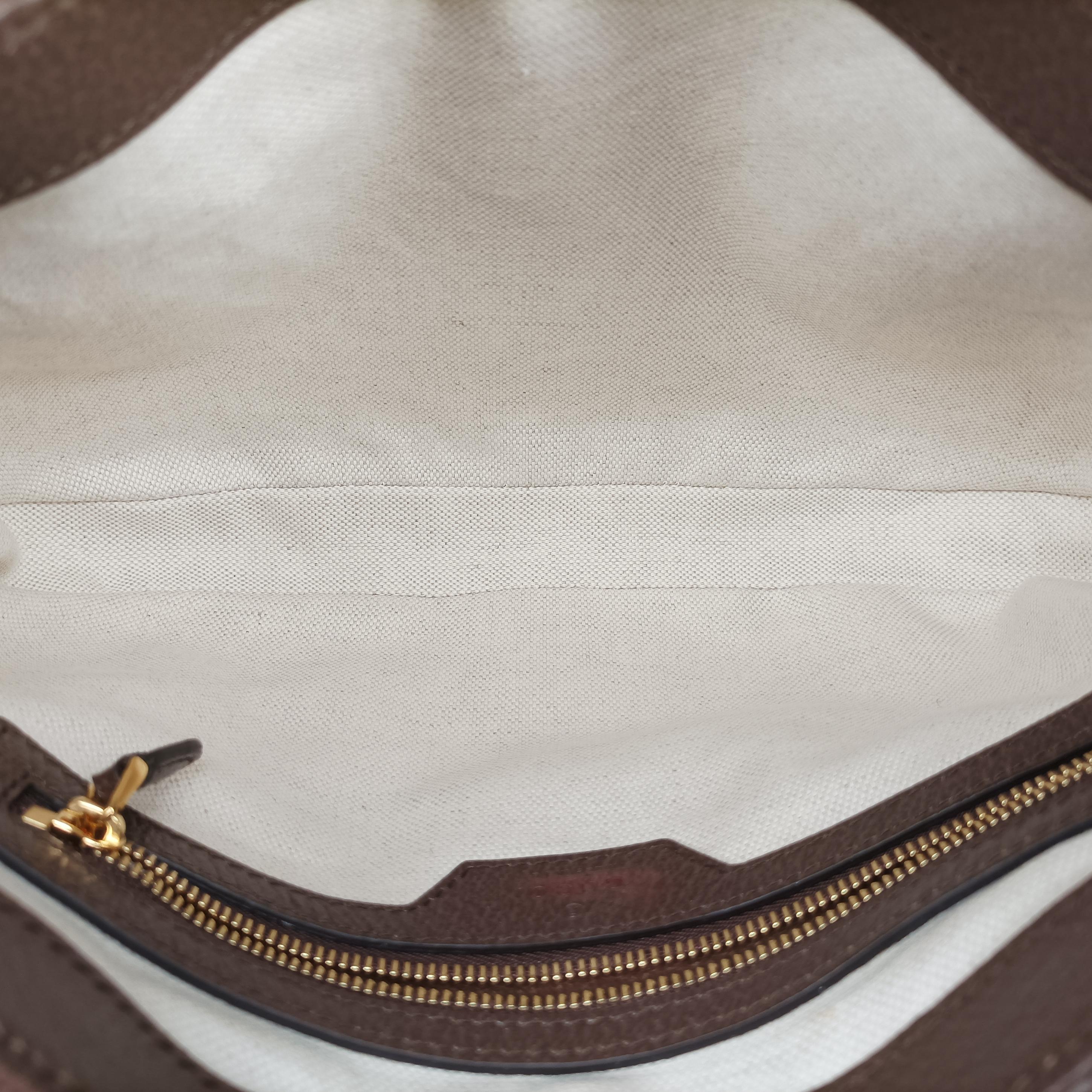 Pre-owned Gucci JACKIE beige×Multicolour canvas×leather 678843 shoulderbag | stylenewstar