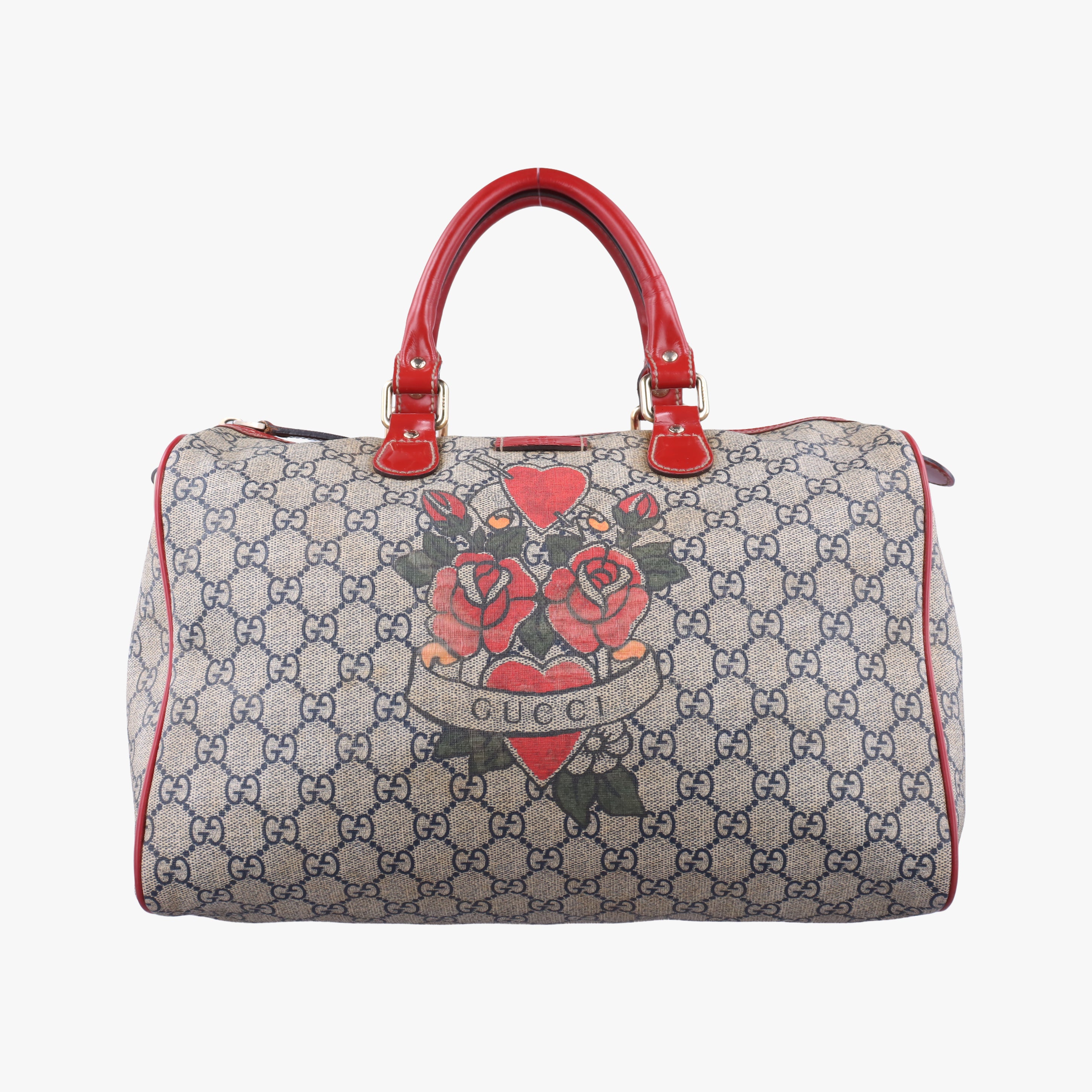 Pre-owned Gucci UNICEF Joy Multicolour PVC coated canvas 189895 handbag | stylenewstar