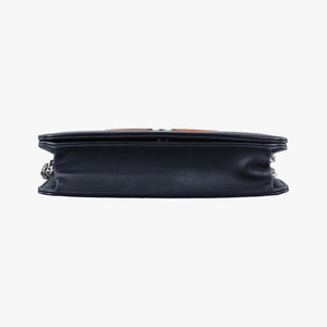 Pre-owned Chanel CC Lipstick Flap Black Patent A66935 shoulderbag | stylenewstar