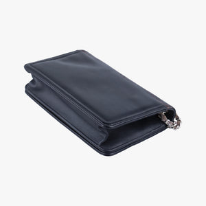 Pre-owned Chanel CC Lipstick Flap Black Patent A66935 shoulderbag | stylenewstar