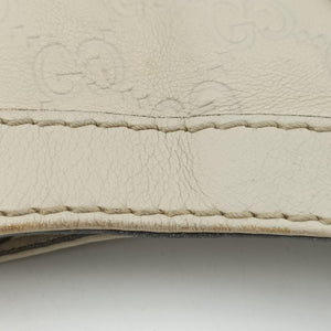 Pre-owned Gucci Sukey White Leather 211943 handbag | stylenewstar