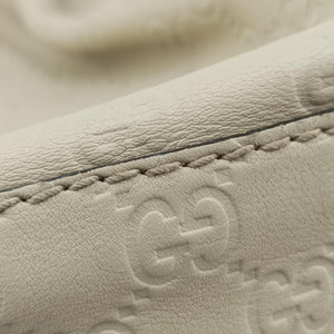Pre-owned Gucci Sukey White Leather 211943 handbag | stylenewstar