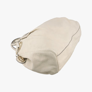 Pre-owned Gucci Sukey White Leather 211943 handbag | stylenewstar