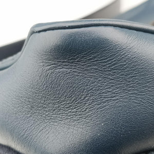 Pre-owned Bottega Veneta Intrecciato Navy lambskin  shoulderbag | stylenewstar