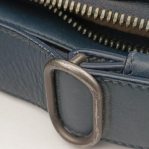 Pre-owned Bottega Veneta Intrecciato Navy lambskin  shoulderbag | stylenewstar