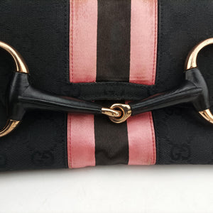 Vintage Gucci Horsebit Multicolour Canvas 129497 shoulderbag | stylenewstar