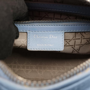 Vintage Christian Dior Lady Dior Blue lambskin  shoulderbag | stylenewstar