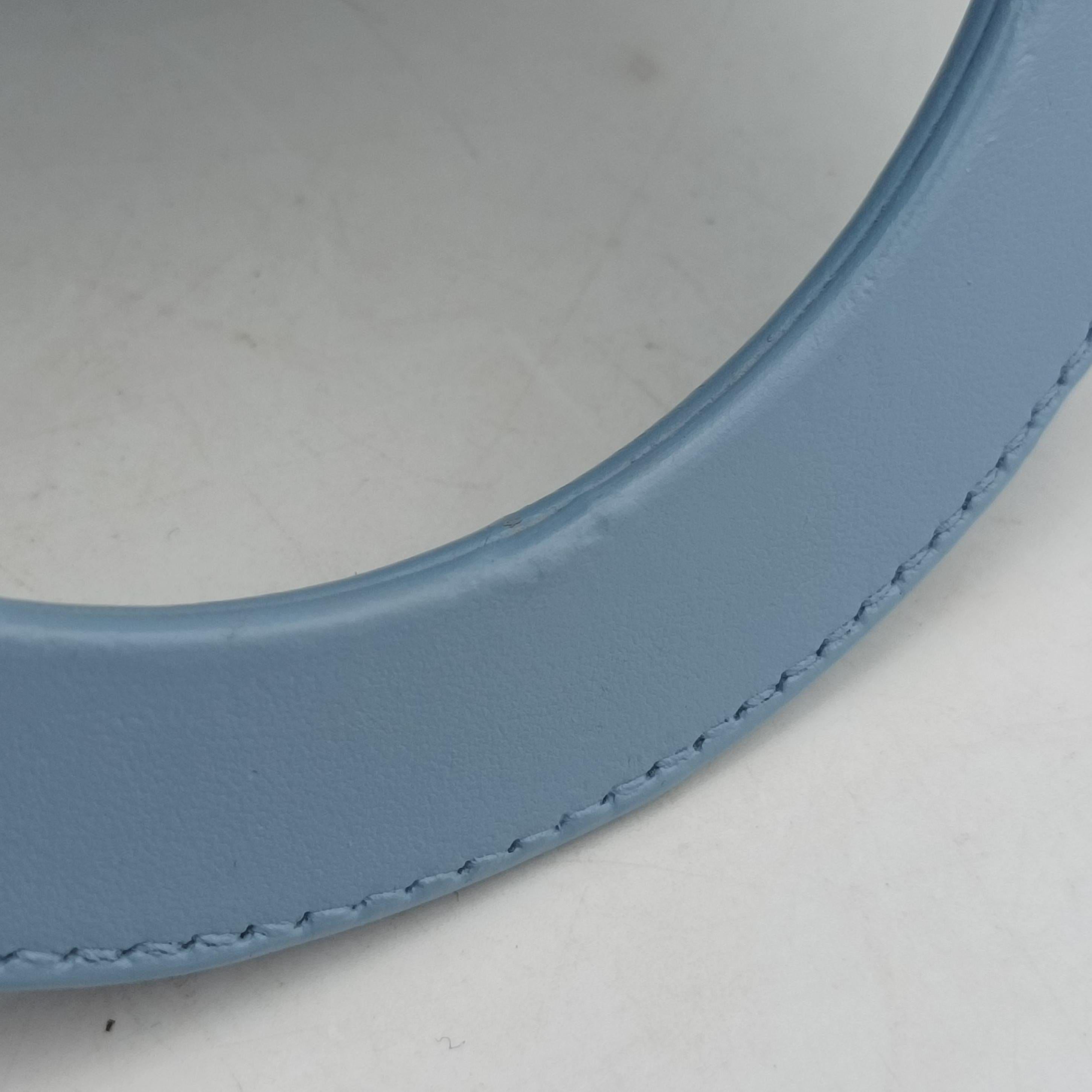 Vintage Christian Dior Lady Dior Blue lambskin  shoulderbag | stylenewstar