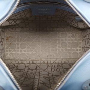 Vintage Christian Dior Lady Dior Blue lambskin  shoulderbag | stylenewstar