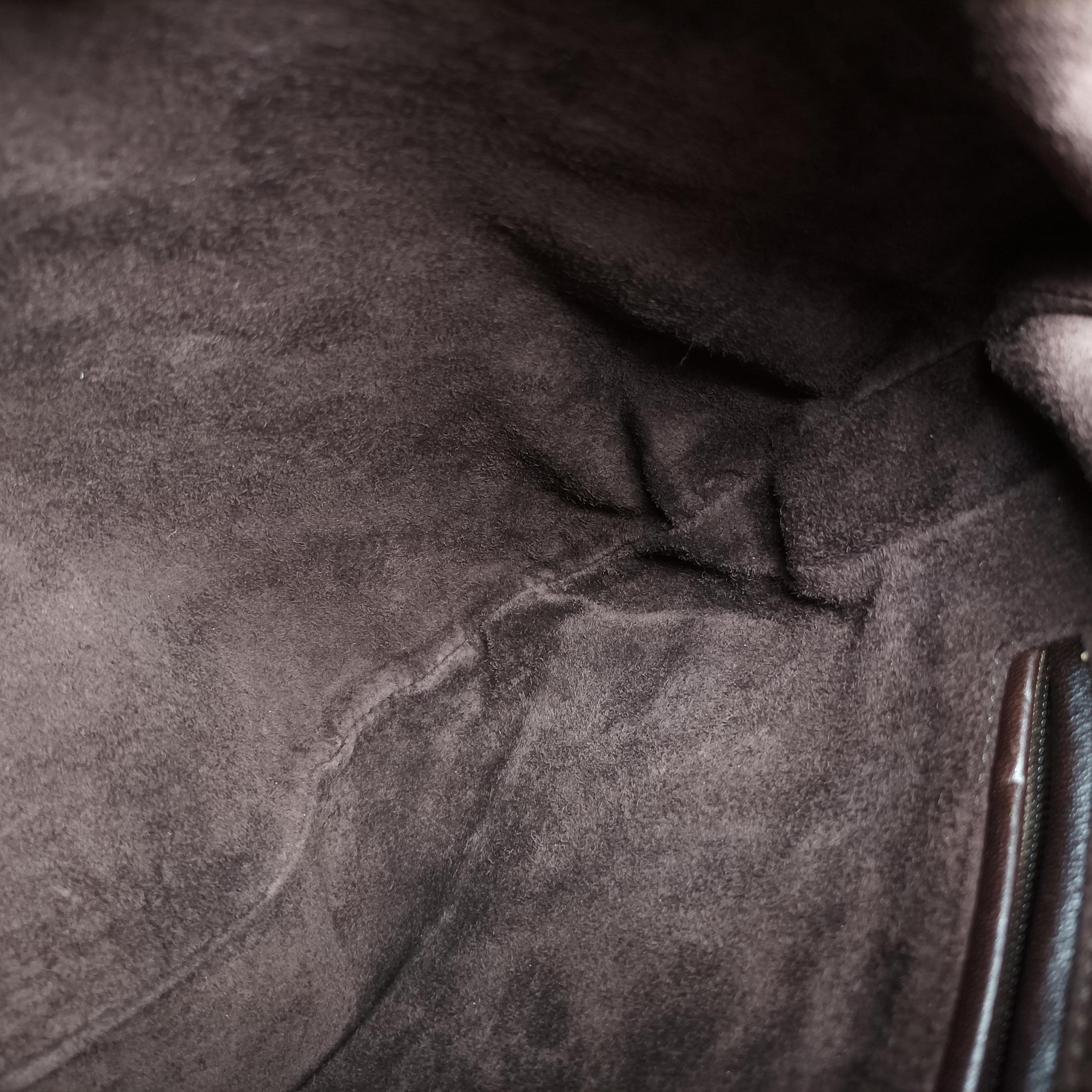 Secondhand Yves Saint Laurent Mombasa Brown Leather 122245 handbag | stylenewstar