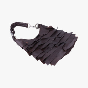 Secondhand Yves Saint Laurent Mombasa Brown Leather 122245 handbag | stylenewstar