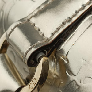 Pre-owned Christian Dior Metallic Gold Oblique Monogram Golden Leather  handbag | stylenewstar