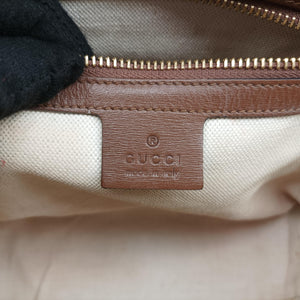 Pre-owned Gucci Horsebit 1955 Brown leather 621220 shoulderbag | stylenewstar